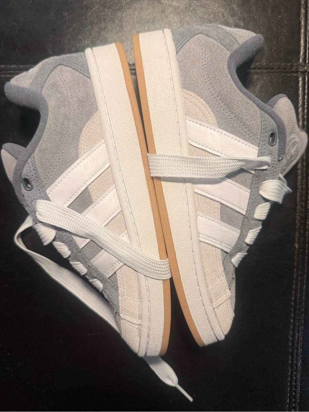 adidas Campus '00s Beta Athletic Shoe - Gray/White /Crystal White Men’s Size 7